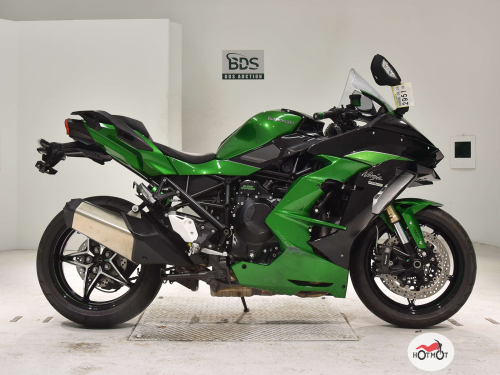 Мотоцикл KAWASAKI Ninja H2 SX 2019, Зеленый фото 2