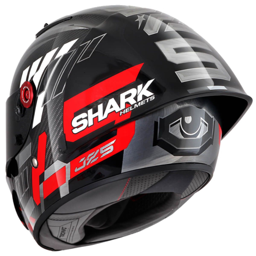 Шлем Shark RACE-R PRO GP 06 REPLICA ZARCO WINTER TEST Black/Chrome/Red фото 2