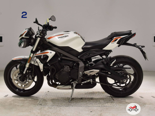 Мотоцикл TRIUMPH Street Triple 2021, БЕЛЫЙ