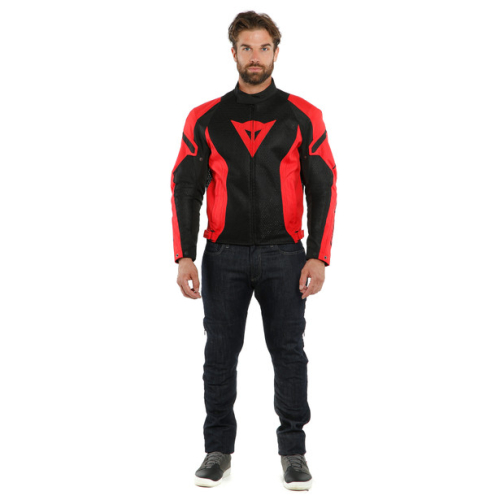 Куртка текстильная Dainese AIR CRONO 2 TEX JACKET Black/Lava-Red/Lava-Red фото 6