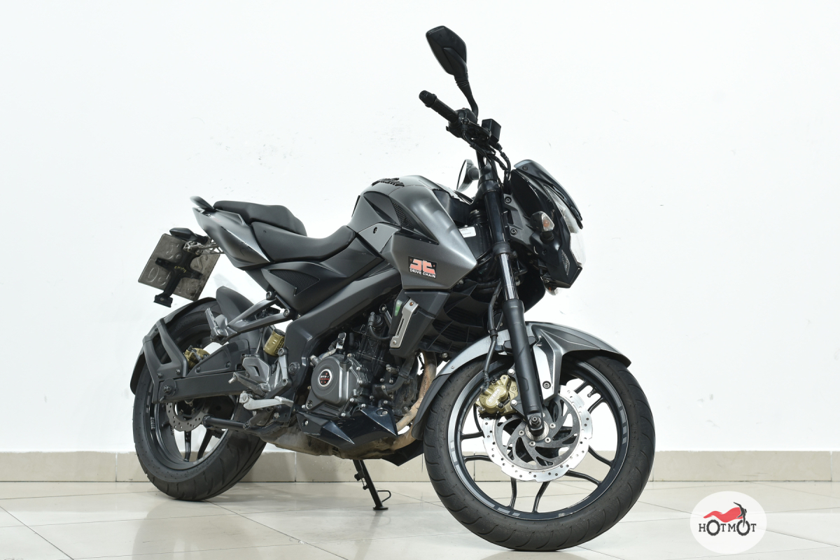 Купить Мотоцикл BAJAJ Pulsar NS 200 2019, Черный по лучшей цене с доставкой  - интернет магазин ХОТМОТ