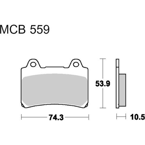 Тoрмозные колодки MCB559SV