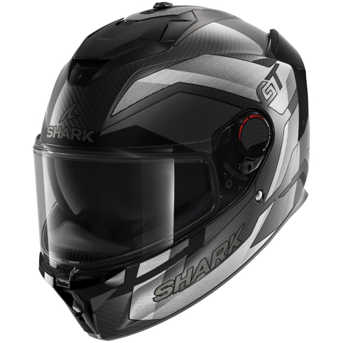 Шлем Shark SPARTAN GT PRO RITMO CARBON MAT Black/Silver/Chrome