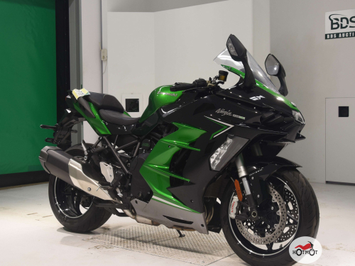Мотоцикл KAWASAKI Ninja H2 SX 2022, Зеленый фото 3