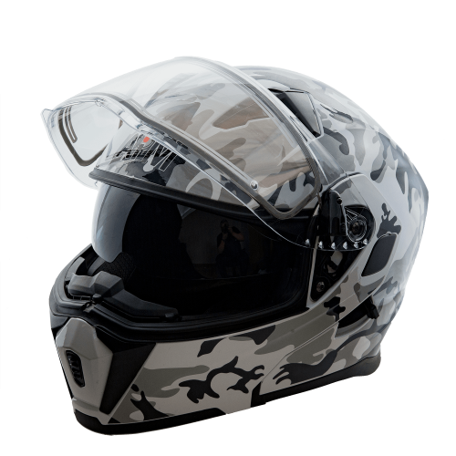 Шлем Снегоходный AiM JK906S Camouflage Glossy фото 2