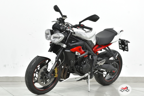 Мотоцикл TRIUMPH Street Triple 2016, Белый фото 2