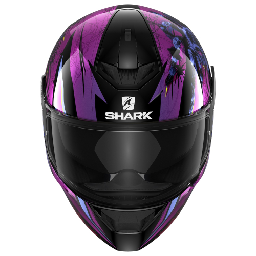 Шлем SHARK D-SKWAL 2 ATRAXX Black/Violet/Glitter фото 3