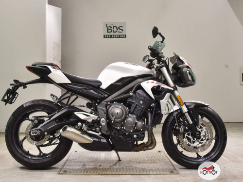 Мотоцикл TRIUMPH Street Triple 2020, БЕЛЫЙ фото 2