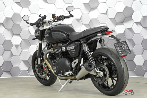 Мотоцикл TRIUMPH Speed Twin 2023, черный фото 8