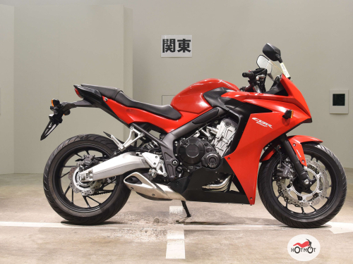 Мотоцикл HONDA CBR 650F 2014, Красный фото 2