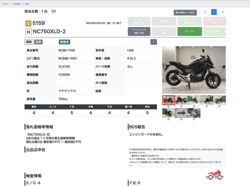Мотоцикл HONDA NC 750X 2018, Черный фото 11