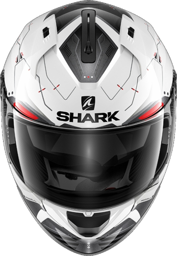 Шлем Shark RIDILL 1.2 MECCA White/Black/Red фото 2