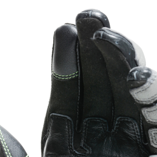 Перчатки кожаные Dainese CARBON 3 SHORT Black/Charcoal-Gray/Fluo-Yellow фото 9
