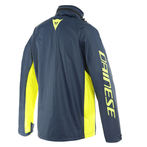 Куртка дождевая Dainese STORM 2 UNISEX JACKET Black-Iris/Fluo-Yellow фото 2