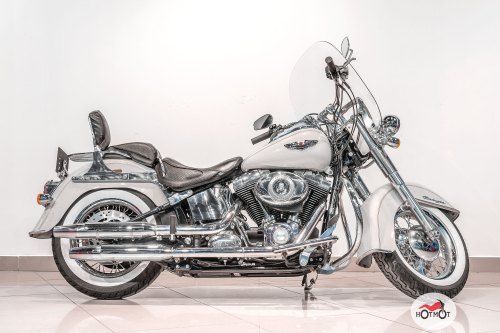 Мотоцикл HARLEY-DAVIDSON FLSTN1580 2014, БЕЛЫЙ фото 3