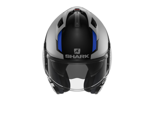 Шлем Shark EVO GT SEAN Black/Silver/Blue фото 3