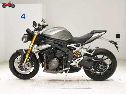 Мотоцикл Triumph Speed Triple 2021, СЕРЫЙ фото 2