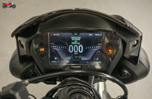 Мотоцикл Triumph Street Triple 2020, ЧЕРНЫЙ фото 11
