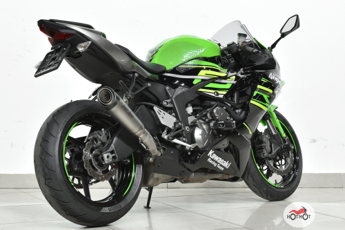 Мотоцикл KAWASAKI ZX-6R 2019, зеленый, черный фото 7