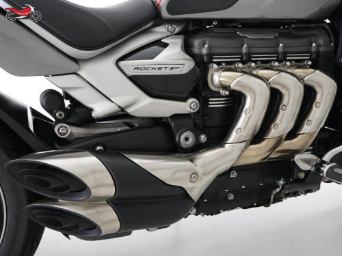 Мотоцикл Triumph Rocket III 2021, СЕРЫЙ фото 6