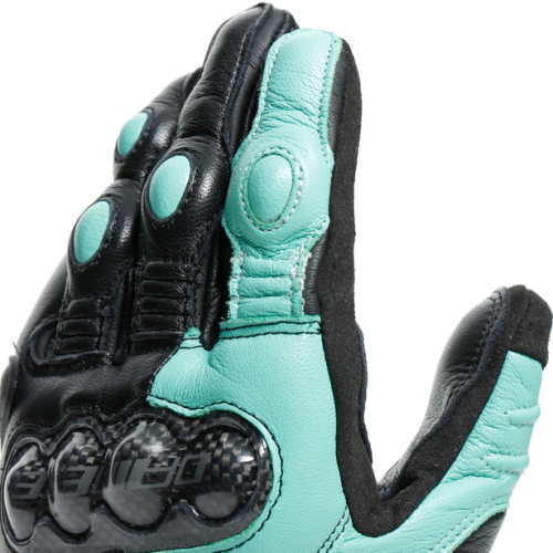 Перчатки кожаные женские Dainese CARBON 3 LADY Black/Aqua-Green/Anthracite фото 6