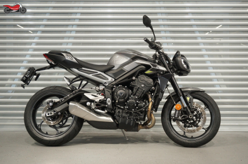 Мотоцикл Triumph Street Triple 2023, СЕРЫЙ