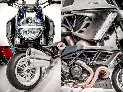 Мотоцикл DUCATI Diavel 2013, СИНИЙ фото 10