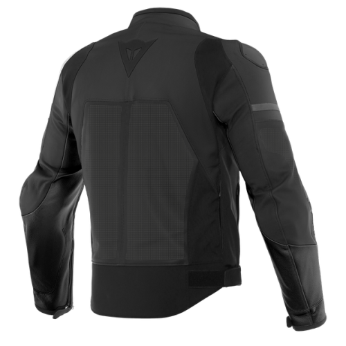 Куртка кожаная Dainese AGILE PERFORATED Black-Matt/Black-Matt/Black-Matt фото 2