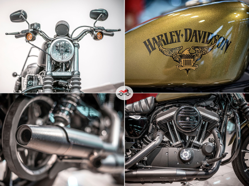 Мотоцикл HARLEY-DAVIDSON XL883N 2015, Зеленый фото 10