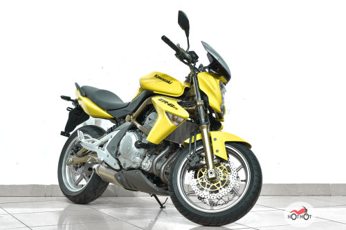 Мотоцикл KAWASAKI ER-6n 2007, желтый