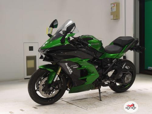 Мотоцикл KAWASAKI Ninja H2 SX 2019, Зеленый фото 4