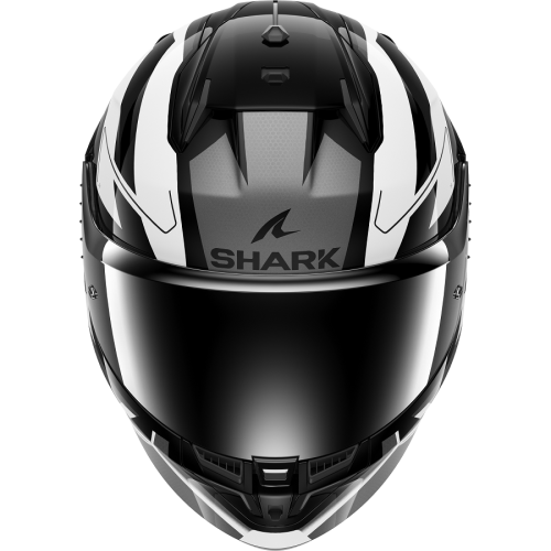 Шлем Shark D-SKWAL 3 SIZLER Black/White/Anthracite фото 3