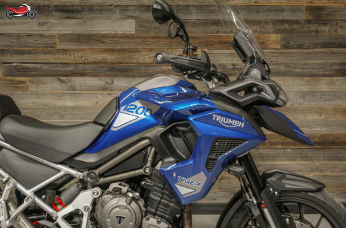Мотоцикл Triumph Tiger 1200 2023, БЕЛЫЙ, СИНИЙ фото 10