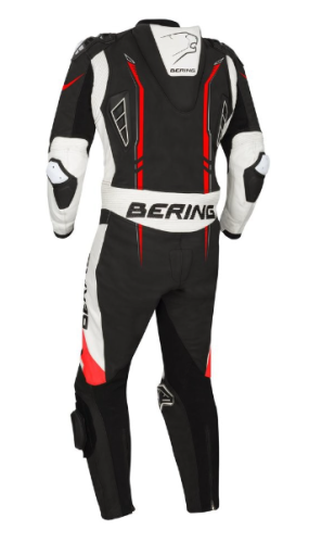 Комбинезон кожаный Bering LEAD-R Black/Red фото 2