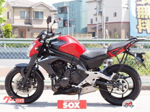 Мотоцикл KAWASAKI ER-6n 2013, Красный фото 5