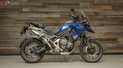 Мотоцикл Triumph Tiger 1200 2023, БЕЛЫЙ, СИНИЙ