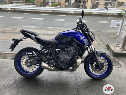 Мотоцикл YAMAHA MT-07 (FZ-07) 2023, Синий фото 2