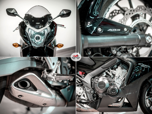 Мотоцикл HONDA CBR 650F 2015, Черный фото 10