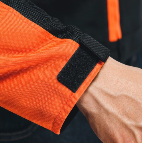 Куртка текстильная Dainese ELETTRICA AIR TEX JACKET Black/Flame-Orange/Charcoal-Gray фото 4