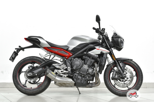 Мотоцикл TRIUMPH Street Triple 2017, СЕРЫЙ фото 3