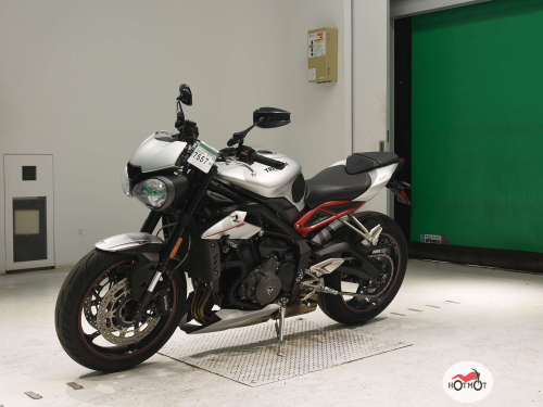 Мотоцикл TRIUMPH Street Triple 2017, серый фото 4