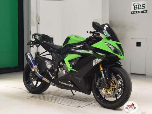 Мотоцикл KAWASAKI ZX-6 Ninja 2014, ЗЕЛЕНЫЙ фото 3