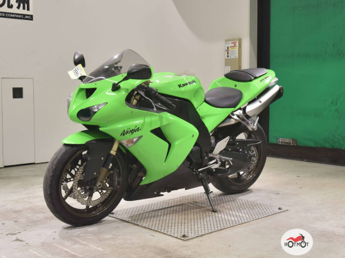 Мотоцикл KAWASAKI ZX-10R Ninja 2006, Зеленый фото 4