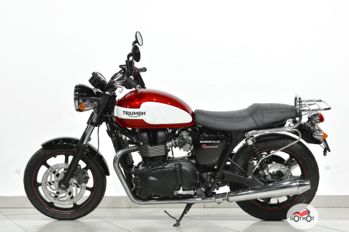 Мотоцикл TRIUMPH Bonneville 2015, Красный фото 4