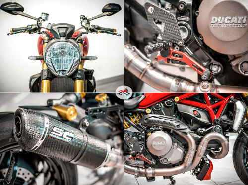 Мотоцикл DUCATI M1200S 2015, Красный фото 10