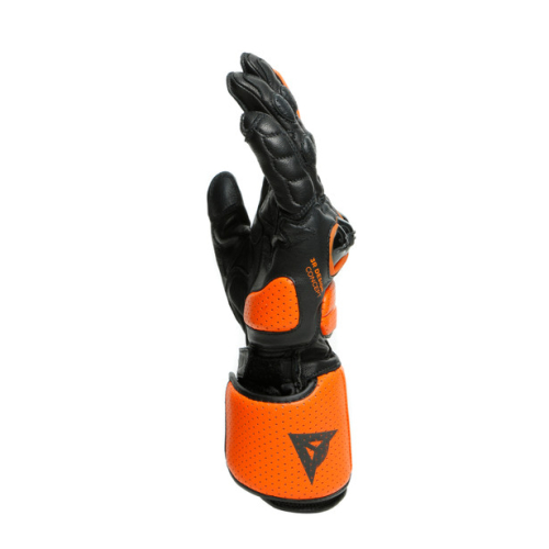 Перчатки кожаные Dainese IMPETO Black/Flame-Orange фото 4