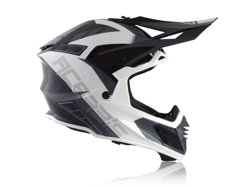 Шлем Acerbis X-TRACK White/Black Glossy фото 3