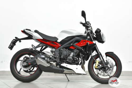 Мотоцикл TRIUMPH Street Triple 2016, Белый фото 3