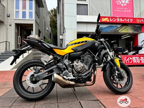 Мотоцикл YAMAHA MT-07 (FZ-07) 2016, желтый фото 2