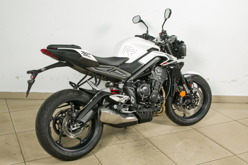 Мотоцикл TRIUMPH Street Triple 2023, белый фото 5